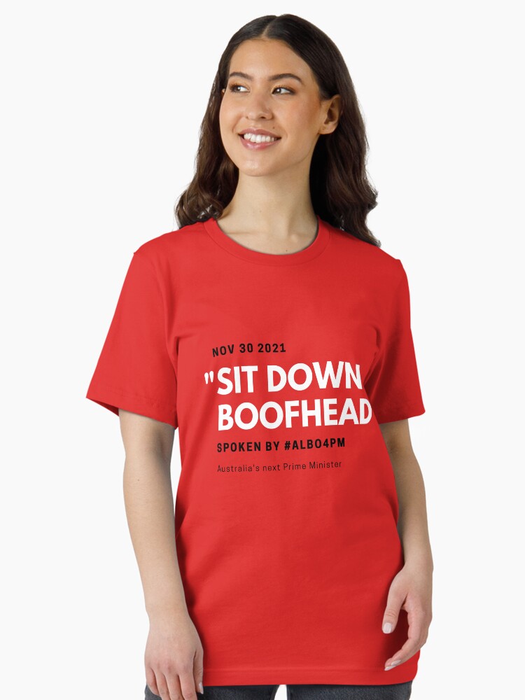 Thumbnail 2 of 7, Essential T-Shirt, Sit Down Boofhead designed and sold by giants-com-au.