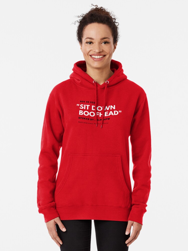 Thumbnail 2 of 5, Pullover Hoodie, Sit Down Boofhead designed and sold by giants-com-au.