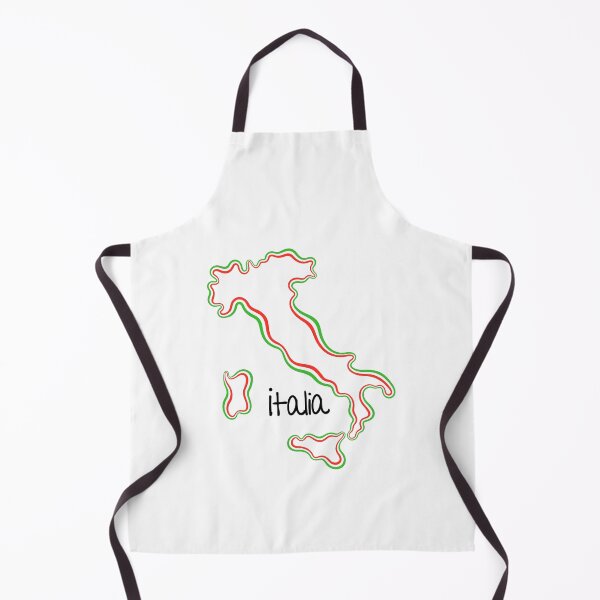 Item preview, Italy Map Outline with Flag Colors - Italia In Black Letters designed and sold by hijackhippo.