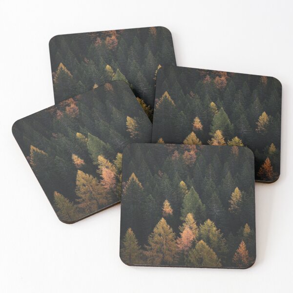 Item preview, Enchanting Autumn Pine Trees Forest Landscape designed and sold by Simi2020.