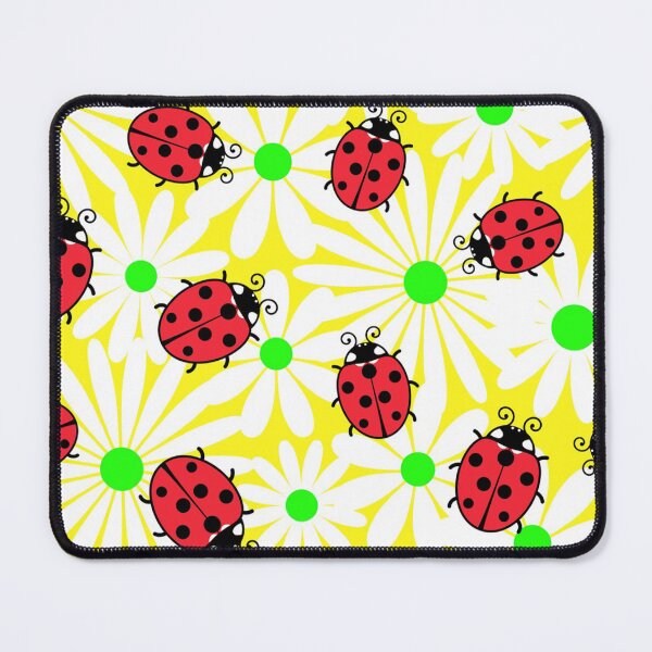 Item preview, Ladybug and flowers seamless designed and sold by CatheriLove.