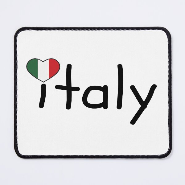 Item preview, I Love Italy - With Flag Heart designed and sold by hijackhippo.