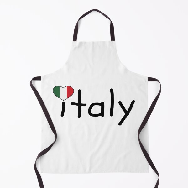 Item preview, I Love Italy - With Flag Heart designed and sold by hijackhippo.