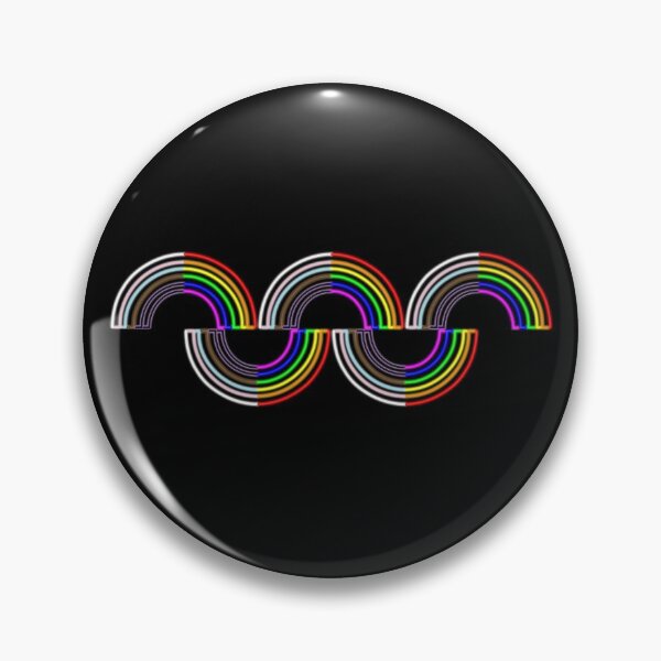 Item preview, Progress Pride Neon Light Rainbow 2 designed and sold by SpectreSparkC.
