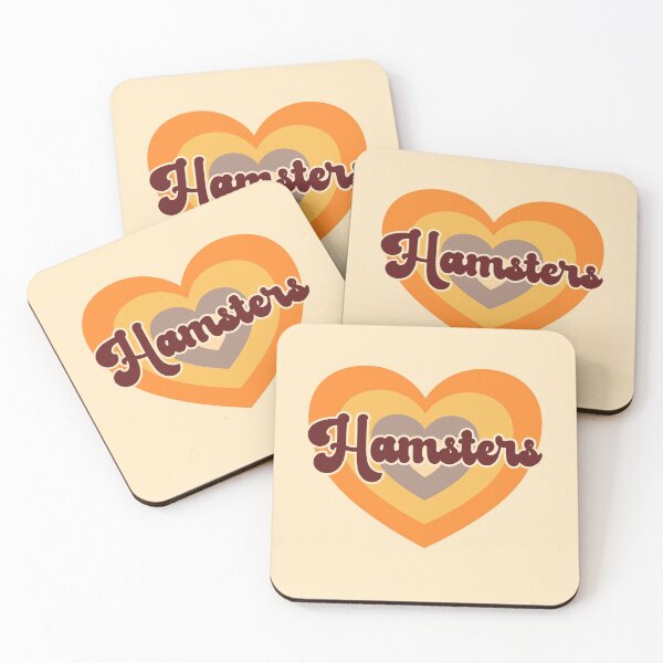Item preview, Retro Heart Hamster - Hamster Owner designed and sold by cannevas.