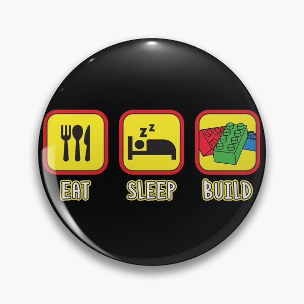 Item preview, Eat Sleep Build Toy Brick Lover Blocks  designed and sold by JustLivinLife.