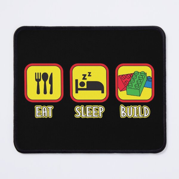 Item preview, Eat Sleep Build Toy Brick Lover Blocks  designed and sold by JustLivinLife.