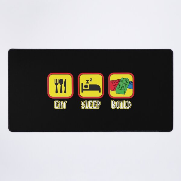 Item preview, Eat Sleep Build Toy Brick Lover Blocks designed and sold by JustLivinLife.