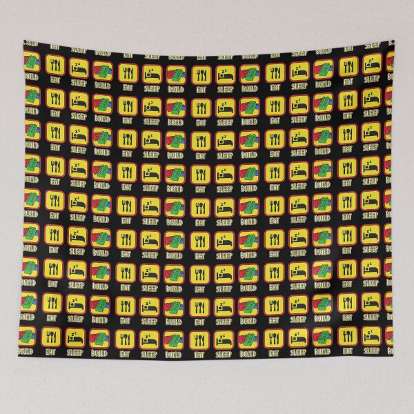 Item preview, Eat Sleep Build Toy Brick Lover Blocks  designed and sold by JustLivinLife.
