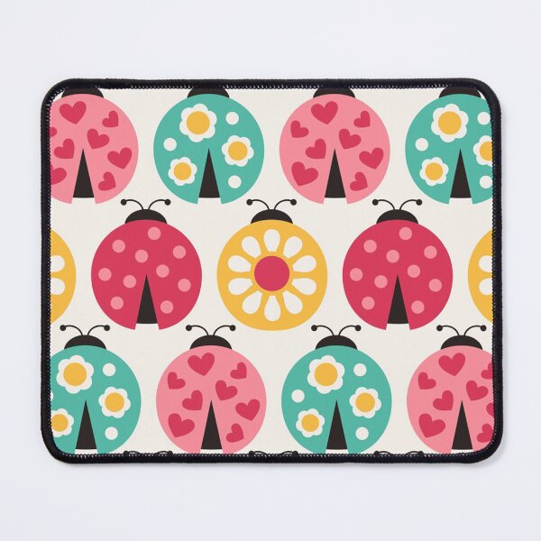 Item preview, Seamless cute ladybird cartoon  designed and sold by CatheriLove.