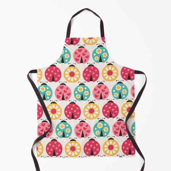 Item preview, Seamless cute ladybird cartoon  designed and sold by CatheriLove.