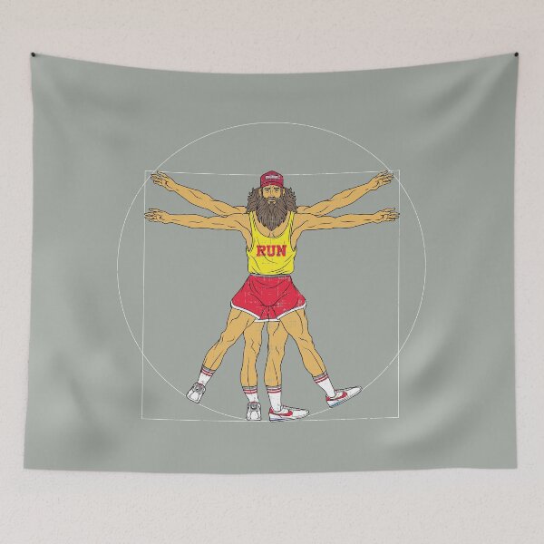 Item preview, Vitruvian running forrest run  designed and sold by redwane.