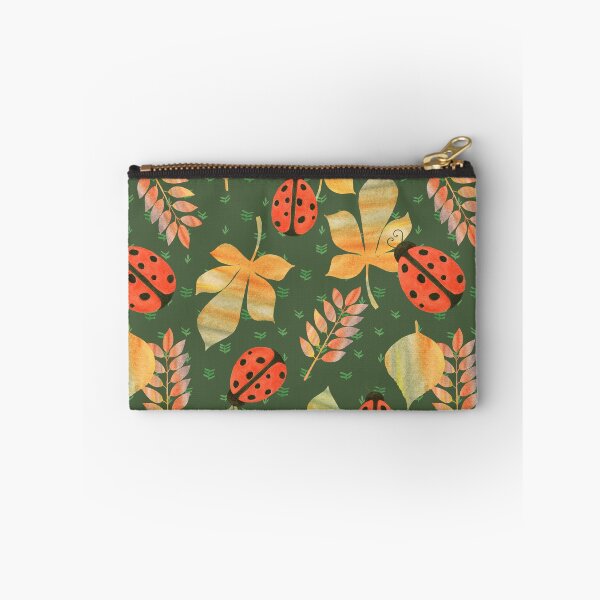 Item preview, Botanical background with ladybugs designed and sold by CatheriLove.