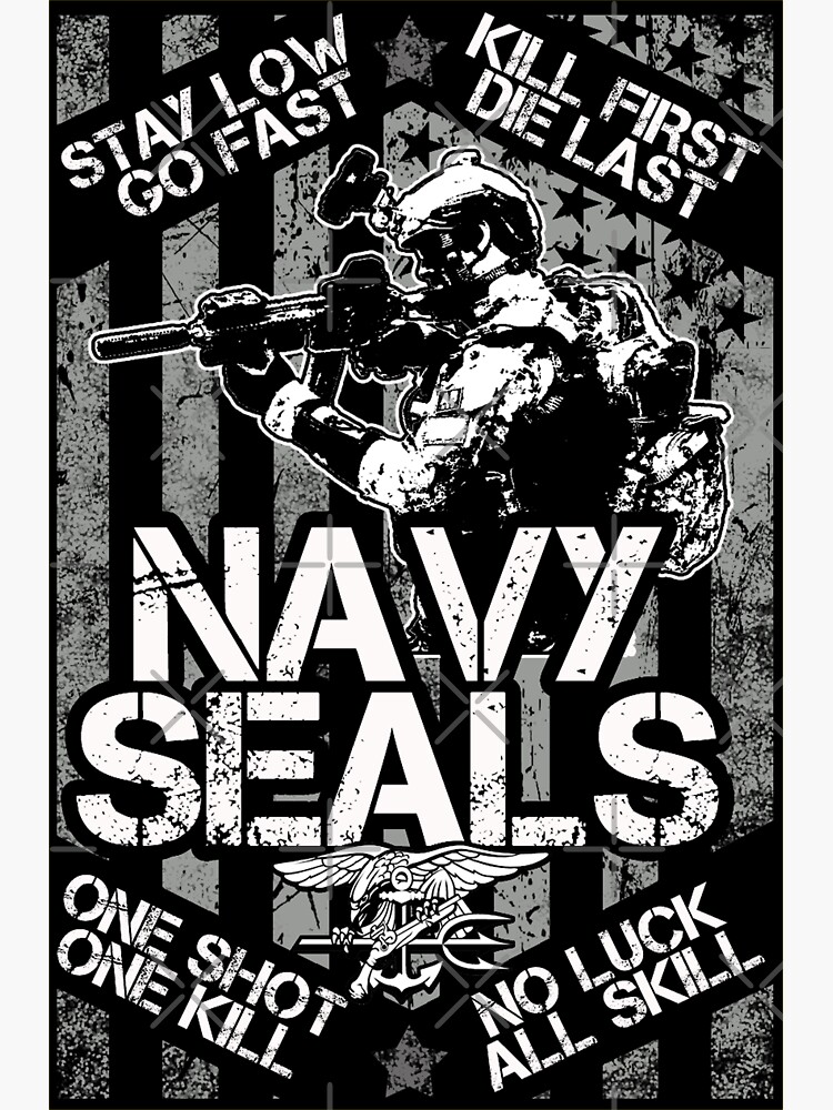 "NAVY SEALS" Sticker by TEEjDESIGN Redbubble