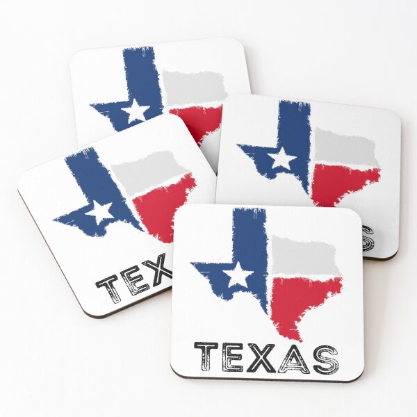 Item preview, Texas Map Outline with Flag Interior - Grunge Effect designed and sold by hijackhippo.
