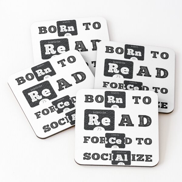 Item preview, Born To Read Forced To Socialize designed and sold by classy-shop.
