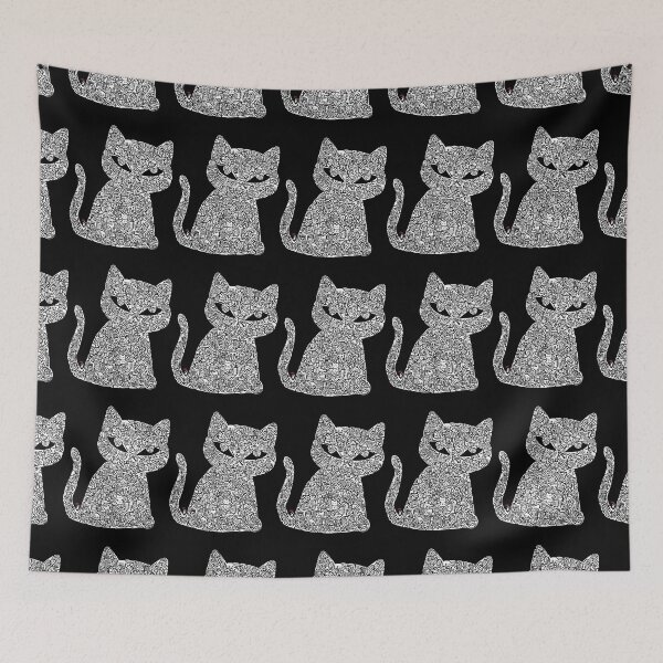 Item preview, White Ink Rain Cat T-shirt designed and sold by InkRain.