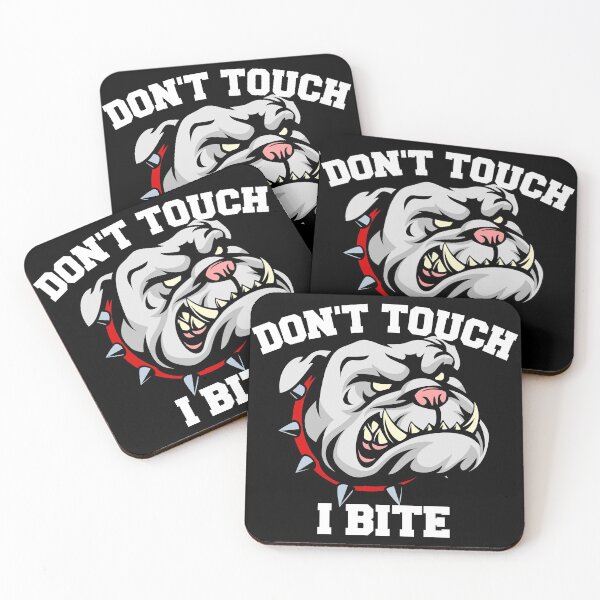 Item preview,  DONT TOUCH I BITE (WHITE LETTERING) designed and sold by Wheeler-Styl3.