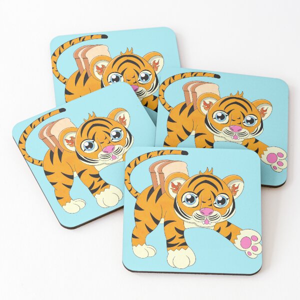Item preview, Toasgrr the Toaster Tiger designed and sold by Mandiness.