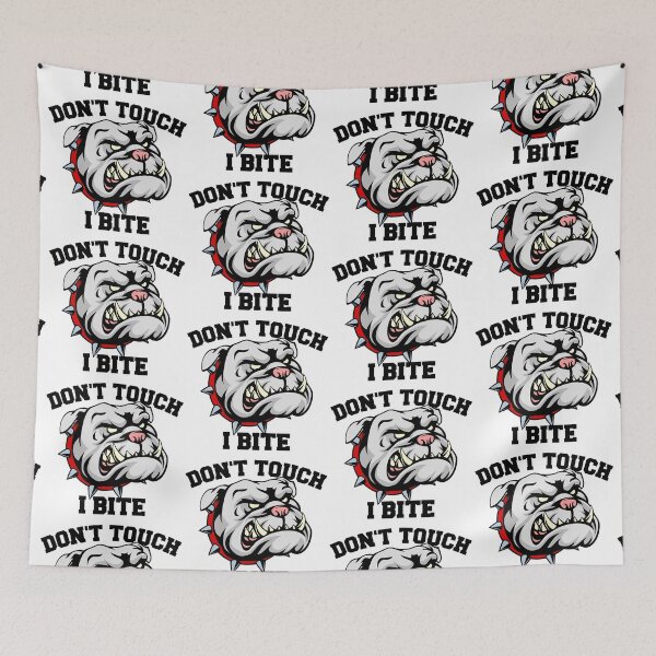 Item preview, DONT TOUCH I BITE (BLACK LETTERING) designed and sold by Wheeler-Styl3.