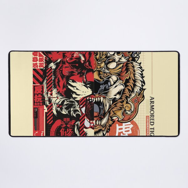 Item preview, Anime tiger ink designed and sold by Oni Kanzen.
