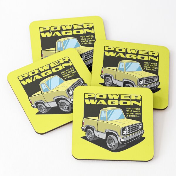 Item preview, Bright Yellow Power Wagon (White Base)  designed and sold by Amiable120.