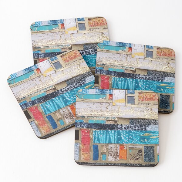 Item preview, Abstract, Multilayer, Multi-Media Collage  designed and sold by ResinArtbyTana.