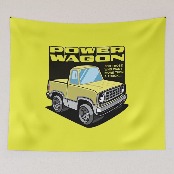 Item preview, Bright Yellow Power Wagon (White Base)  designed and sold by Amiable120.