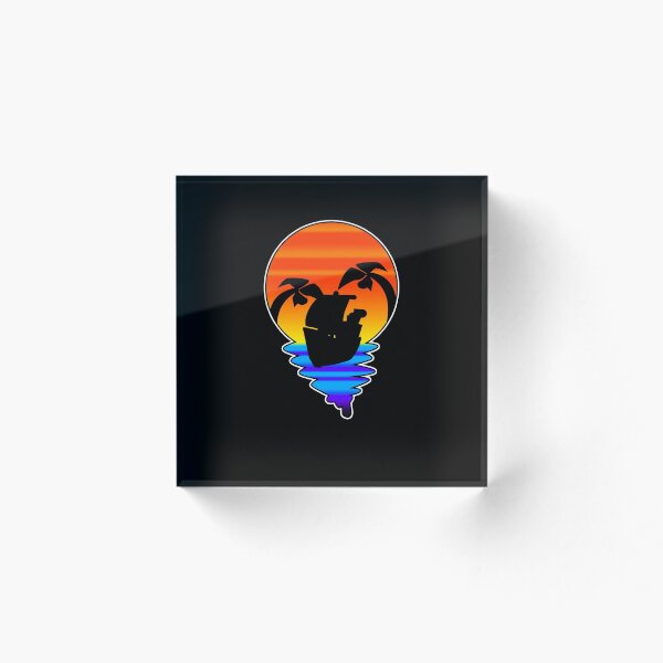Aperçu de l'œuvre Funny Gaming Noob - Peinture de bateau au lever du soleil créée et vendue par UTVankdesign.