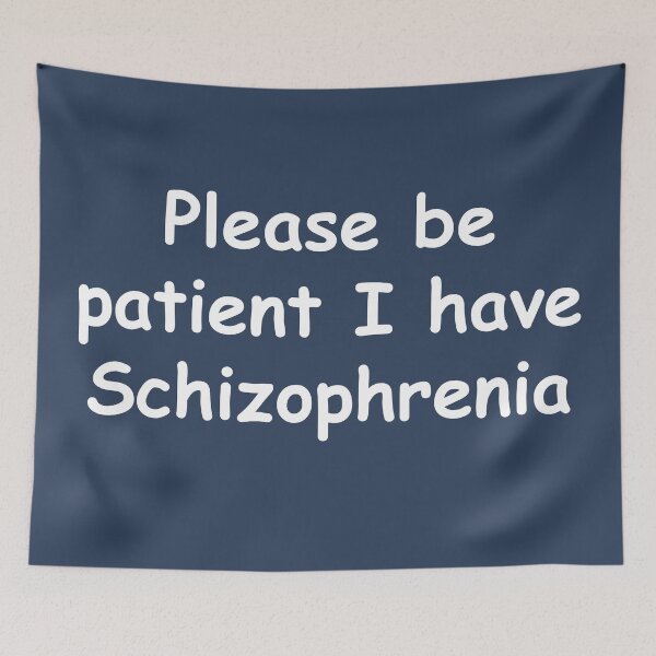 Artikelvorschau, Bitte haben Sie Geduld, ich habe Schizophrenie entworfen und verkauft von VikCleoNaturin.