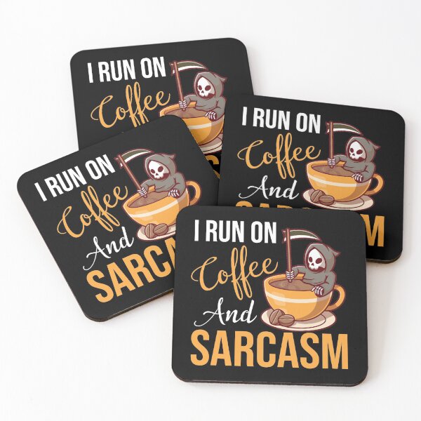 Item preview, Coffee and Sarcasm small designed and sold by NawalMagdy.
