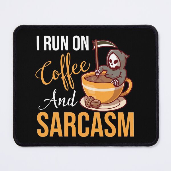 Item preview, Coffee and Sarcasm small designed and sold by NawalMagdy.