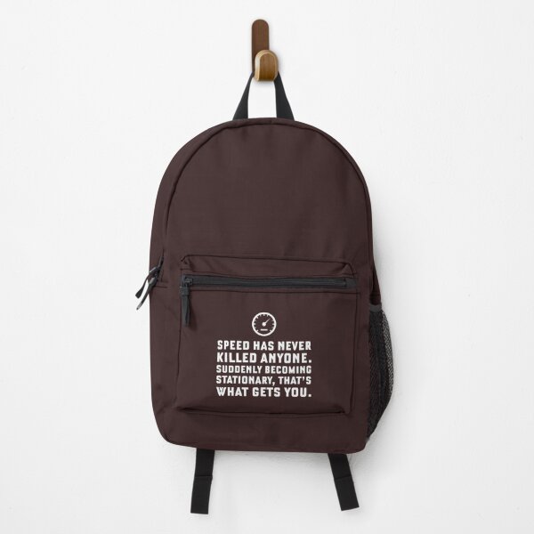 Item preview, Speed Has Never Killed Anyone. Becoming Stationary. - Jeremy Clarkson Quote designed and sold by EndmodeEndwish.