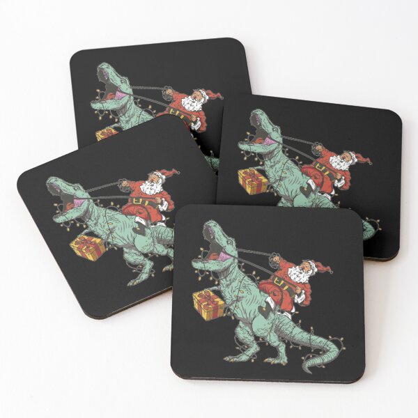 Item preview, santa, equitación, dinosaurio, t rex, navidad, niños, hombres, navidad, escuadrón designed and sold by wi trendshop.