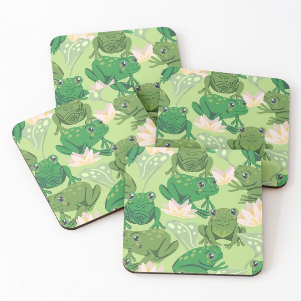 Item preview, Cute Frog Lotus  designed and sold by CatheriLove.
