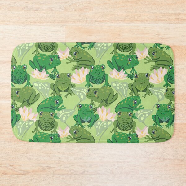Item preview, Cute Frog Lotus  designed and sold by CatheriLove.