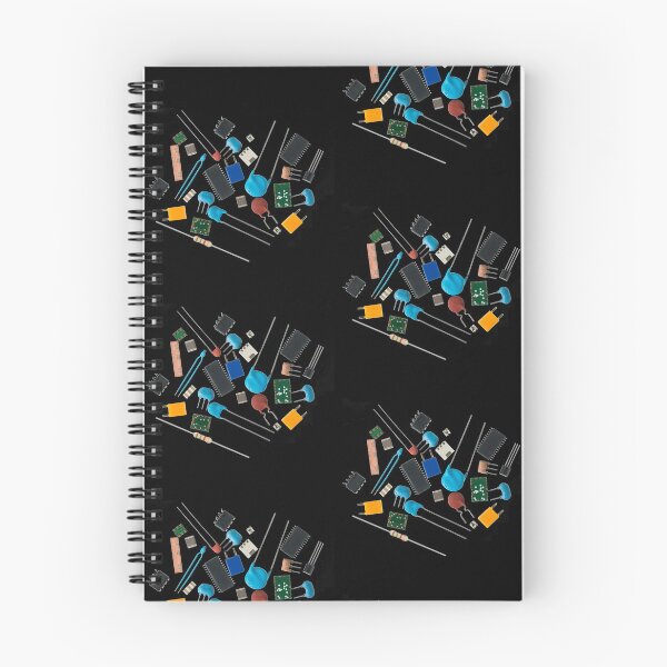 Item preview, Electronics components collage art designed and sold by EngineersArt.