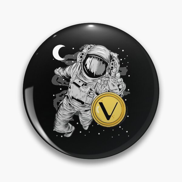 Item preview, Astronaut Reaching Out Vechain VET Coin To The Moon Crypto Token Blockchain Cryptocurrency Wallet designed and sold by JaxonBrown.
