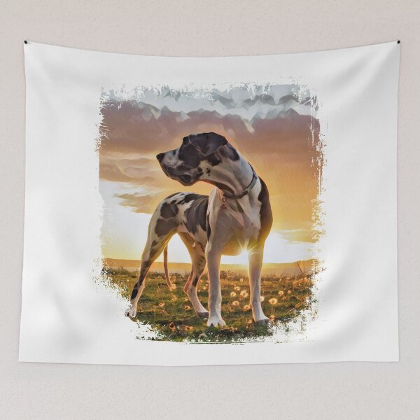 Artikelvorschau, Deutsche Dogge bei Sonnenuntergang entworfen und verkauft von Heathermarie321.