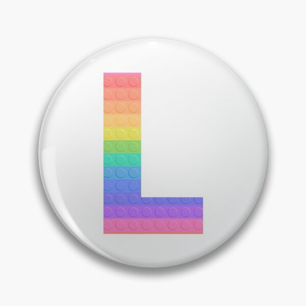 Item preview, Sensory Toy Style Rainbow Stripe - Capital Letter K- Initial k designed and sold by TheFlyingPug.