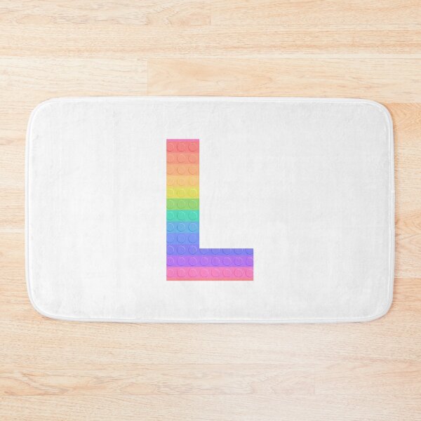Item preview, Sensory Toy Style Rainbow Stripe - Capital Letter K- Initial k designed and sold by TheFlyingPug.