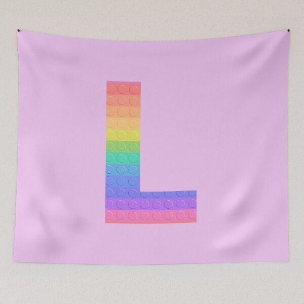Item preview, Sensory Toy Style Rainbow Stripe - Capital Letter K- Initial k designed and sold by TheFlyingPug.