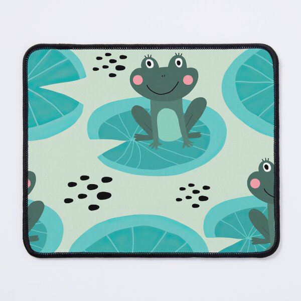 Item preview, Cute Frog On Leaves designed and sold by CatheriLove.
