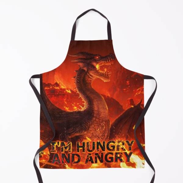Item preview, Angry & Hungry Fire Breathing Dragon  designed and sold by ArtistDrawing.