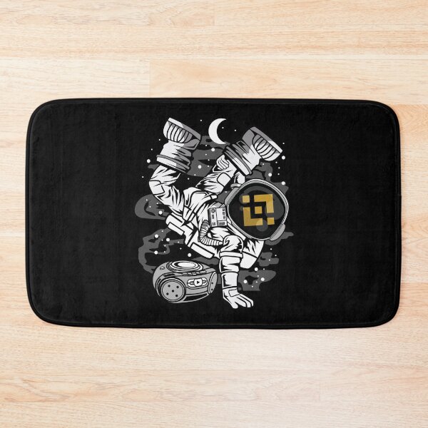 Item preview, Hiphop Astronaut Binance BNB Coin To The Moon Crypto Token Blockchain Cryptocurrency Wallet designed and sold by JaxonBrown.