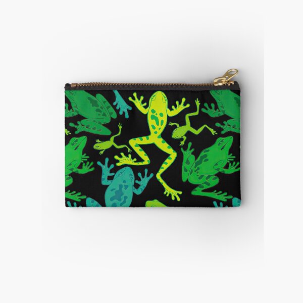 Item preview, Different Frogs On Black  designed and sold by CatheriLove.