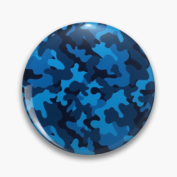 Item preview, Camouflage Pattern - Cobalt Blue designed and sold by SoulArtLove.