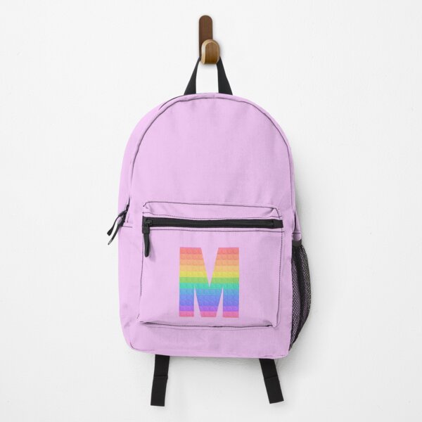 Item preview, Sensory Toy Style Rainbow Stripe - Capital Letter M - Initial M designed and sold by TheFlyingPug.