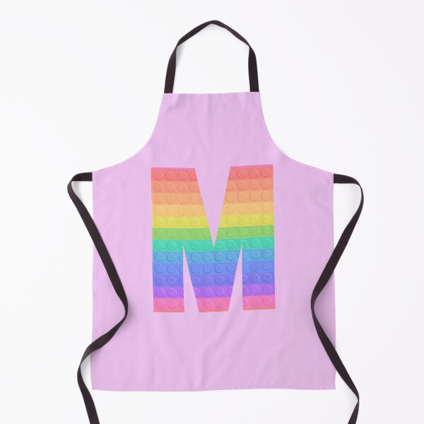 Item preview, Sensory Toy Style Rainbow Stripe - Capital Letter M - Initial M designed and sold by TheFlyingPug.