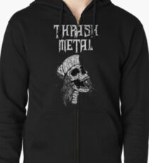 thrash metal Veste zippée à capuche
